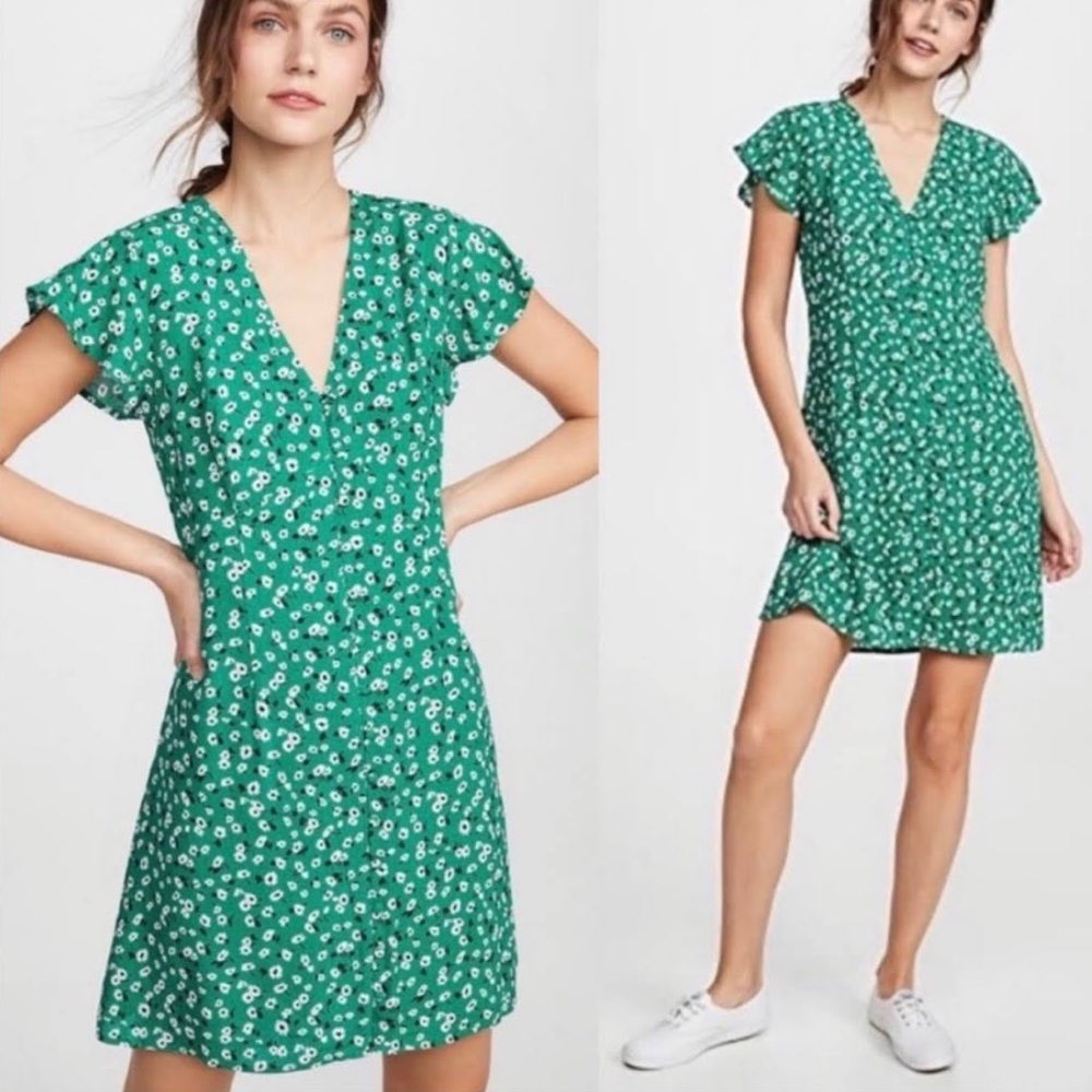 Rails Helena green Mini Dress In Sweet Pea Size medium
